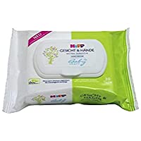 Los mejores  - Hipp Baby suavemente cara y manos paños- 6 pack (6 x 20 unidades)